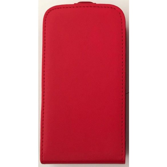 LG F70 D315 piros szilikon keretes vékony flip tok
