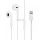 Apple Earpods stereo headset iPhone 8pin csatlakozóval, hangerőszabályzós, fehér, csomagolt (MWTY3ZM/A)