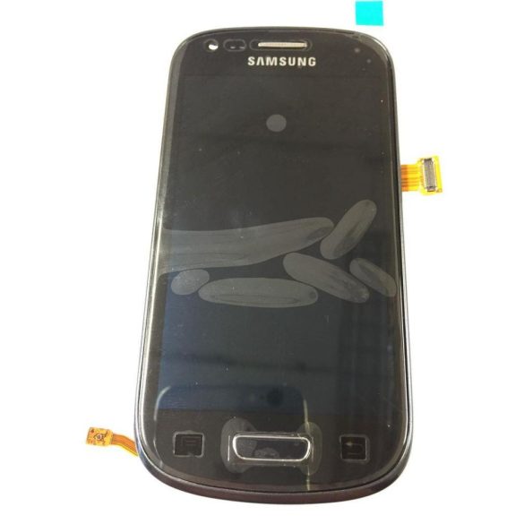 Samsung I8190 Galaxy S3 Mini fekete LCD + érintőpanel kerettel