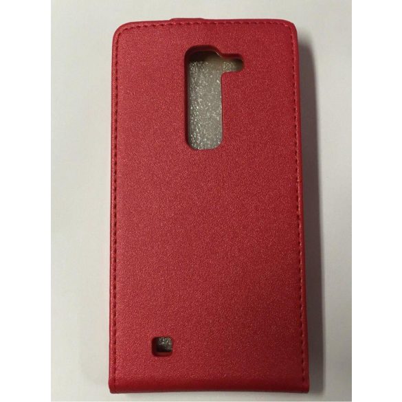LG G4C H525N Magna H520F H500F piros szilikon keretes vékony flip tok