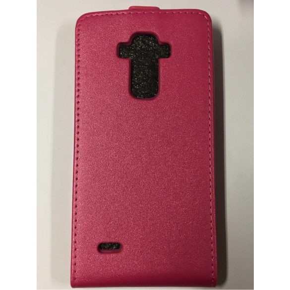 LG G4 Stylus H635N pink rózsaszín szilikon keretes vékony flip tok