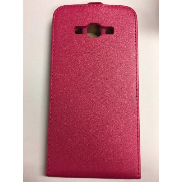 Samsung A800 Galaxy A8 pink rózsaszín szilikon keretes vékony flip tok