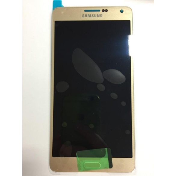 Samsung Galaxy A7 LCD + érintőpanel, gyári, arany, SM-A700