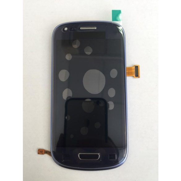 Samsung I8190 Galaxy S3 Mini kék LCD + érintőpanel kerettel