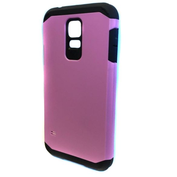 Samsung G900F Galaxy S5 Pink Armor Kemény Hátlap Tok