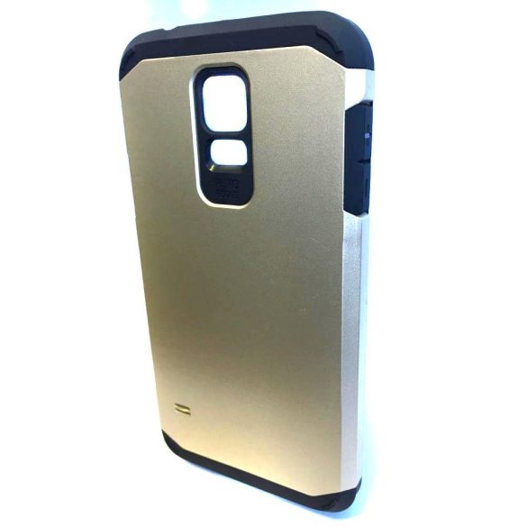 Samsung G900F Galaxy S5 Arany Armor Kemény Hátlap Tok
