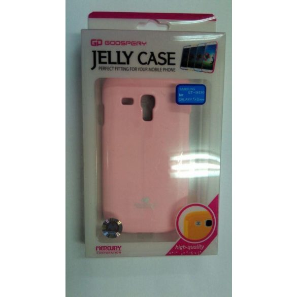 Samsung I8190 I8200 Galaxy S3 Mini Pink Mercury Jelly Szilikon Tok