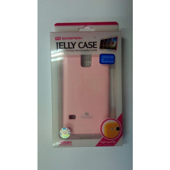Samsung G800F Galaxy S5 Mini Rózsaszin Mercury Jelly Szilikon Tok