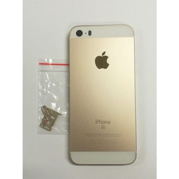 iPhone SE arany/gold készülék hátlap/ház/keret