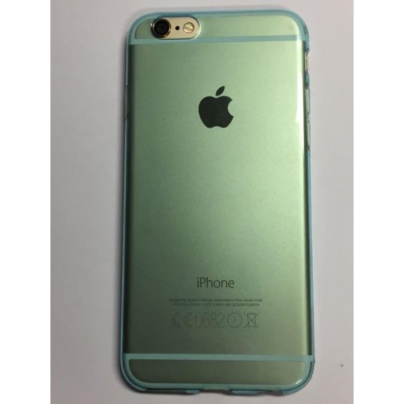 iPhone 6 6S (4,7") ultra vékony 0.3mm türkiz szilikon tok