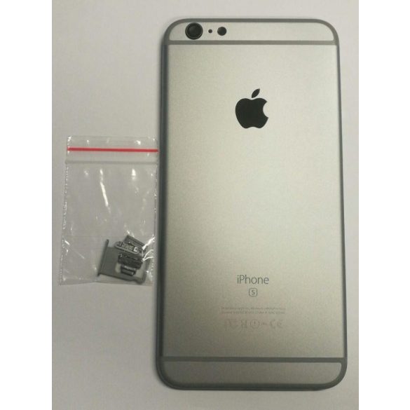 iPhone 6S Plus (5,5") fekete (space gray) készülék hátlap/ház/keret