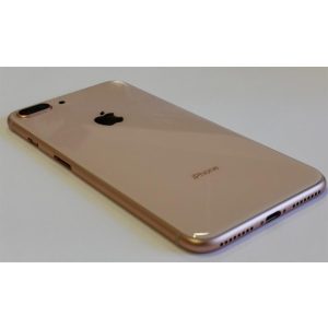 iPhone 8 8G Plus (5,5") arany készülék hátlap középkerettel, kamera plexivel