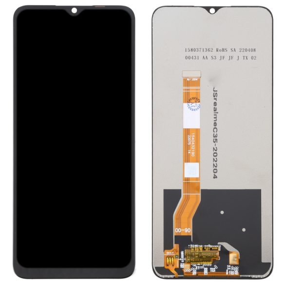 Oppo A57 5G / A56s fekete LCD+érintőpanel