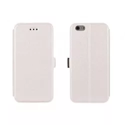 HTC Desire 820 fehér szilikon keretes könyvtok