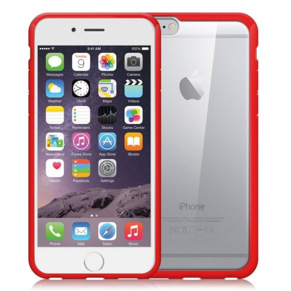 iPhone 6 6S (4,7") piros hybrid hátlap tok