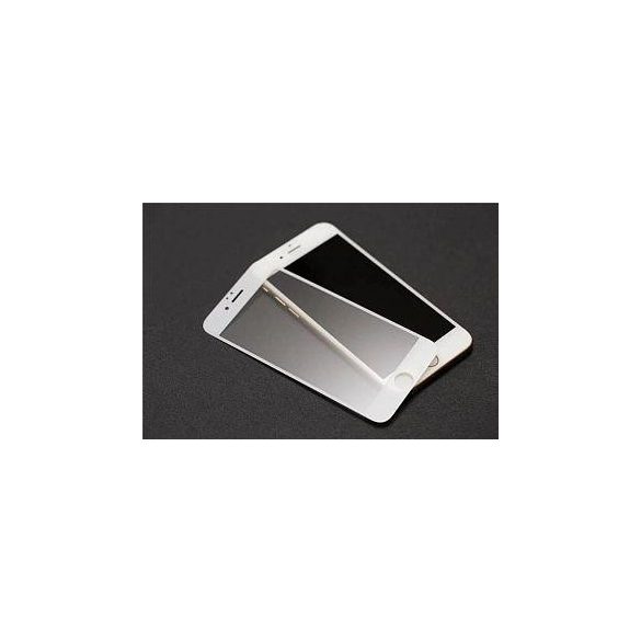 Matte iPhone 7 Plus / 8 Plus (5,5") fehér matt 5D előlapi üvegfólia (kékfény szűrős)