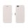 Samsung N920 Galaxy Note 5 fehér szilikon keretes könyvtok