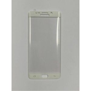 Samsung G928F Galaxy S6 Edge+ hajlított fehér 3D 0,3mm előlapi üvegfólia
