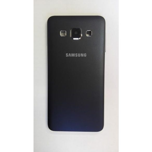 Samsung A300 Galaxy A3 fekete készülék hátlap (keret)
