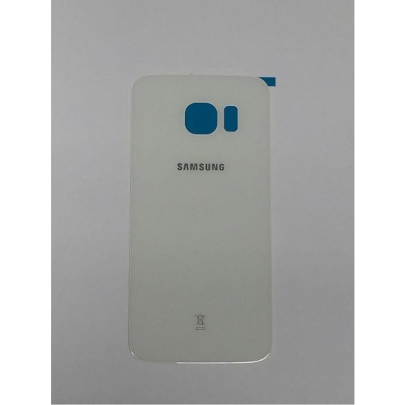 Samsung G925F Galaxy S6 Edge fehér gyári készülékhátlap