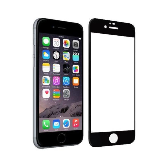 TiPX iPhone 6 6S (4,7") fekete prémium 0,3mm előlapi üvegfólia