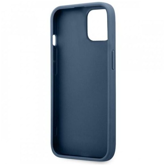 GUESS Printed Stripe iPhone 13 Mini (5,4") kék hátlap tok