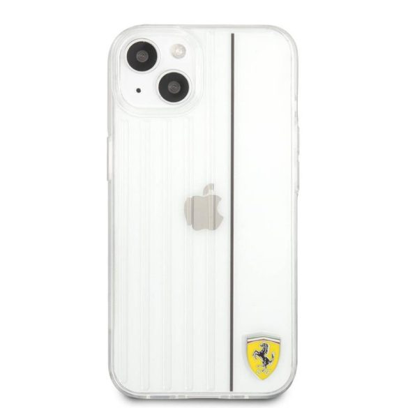 Ferrari "3D Lines" iPhone 13 (6,1") átlátszó hátlap tok