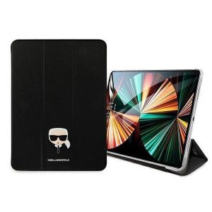 Karl Lagerfeld Head Saffiano (KLFC12OKHK) iPad Pro (12.9") 2020 / 2021 fekete könyvtok