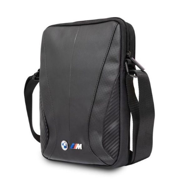 Tablet 10" táska, vállra akasztható, carbon mintás, fekete, BMW BMTB10SPCTFK