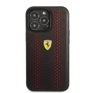 iPhone 14 Pro Max (6,7") hátlap tok, fekete, Ferrari, FEHCP14XRHOR