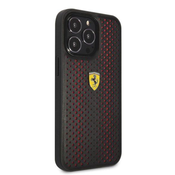 iPhone 14 Pro Max (6,7") hátlap tok, fekete, Ferrari, FEHCP14XRHOR