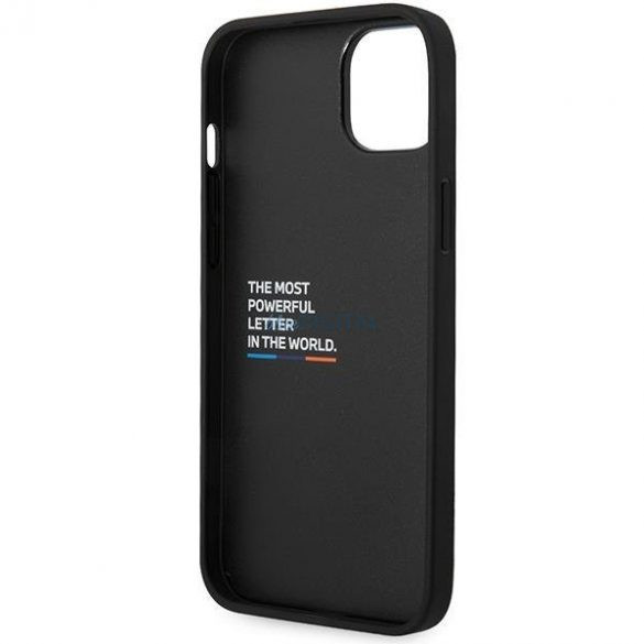 iPhone 14 Pro (6,1") hátlap tok, fekete, BMW, BMHCP14L22PVTK