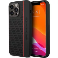   iPhone 14 Plus (6,7") szilikon tok, hátlap tok, fekete-piros, AMG, AMHCP14M2SPCK