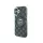 iPhone 16 Pro Max (6.9") hátlap tok, PC/TPU, magsafe, fekete/áttetsző, Karl Lagerfeld IML Monogram K&CH Heads MagSafe