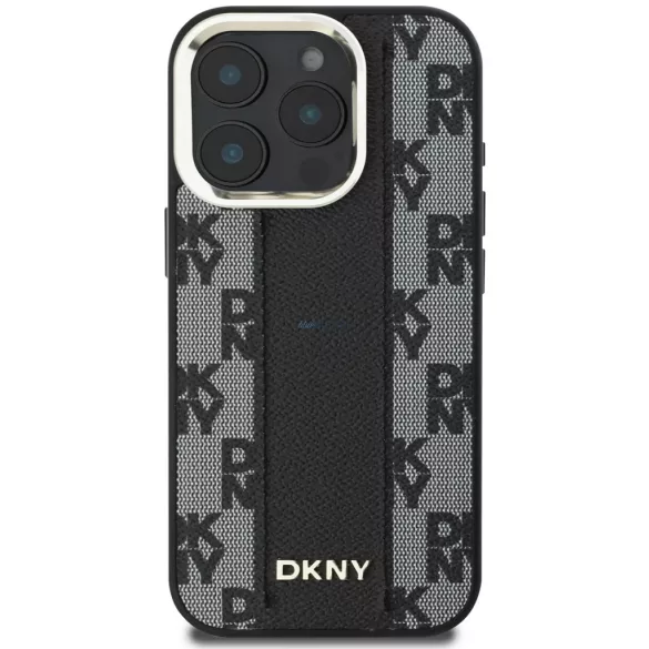 iPhone 16 Pro (6.3") hátlap tok, PU, magsafe, mintás, DKNY Checkered Pattern Magsafe