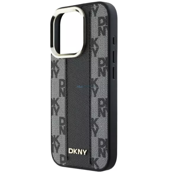 iPhone 16 Pro (6.3") hátlap tok, PU, magsafe, mintás, DKNY Checkered Pattern Magsafe