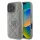 iPhone 16 Pro (6.3") hátlap tok, PU, szürke, DKNY PU Leather Quilted Stack Logo 