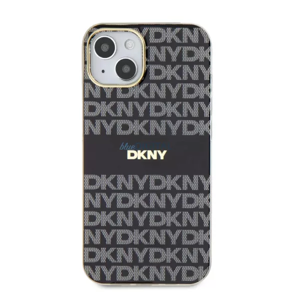 iPhone 16 Pro (6.3") hátlap tok, PU, magsafe, mintás, DKNY Repeat Pattern Tonal Stripe Magsafe