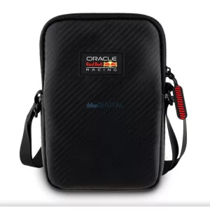 Red Bull PU Carbon telefontartó táska, M méret, fekete, RBPBNPAK