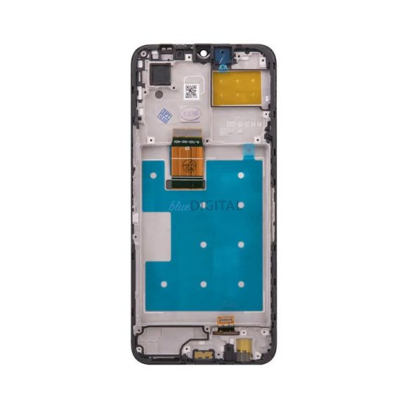 Honor X8 5G fekete LCD + érintőpanel kerettel