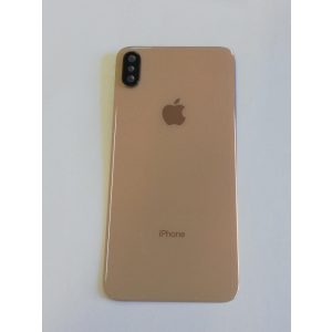 iPhone XS Max (6,5") arany készülék hátlap kamera plexivel