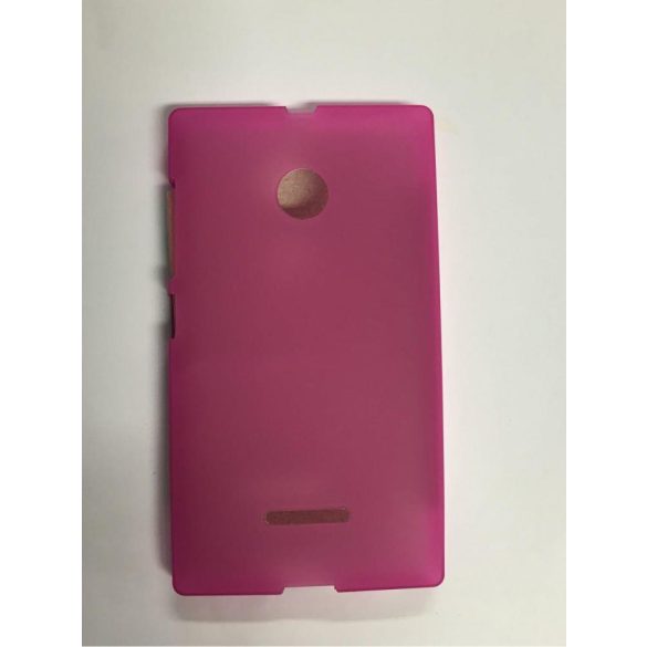 Microsoft Lumia 435 pink Szilikon tok