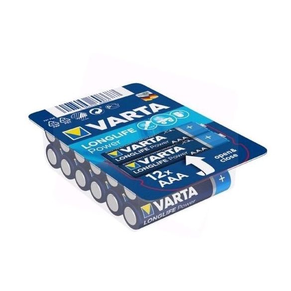 Varta Longlife LR03 AAA alkáli elem (12db)