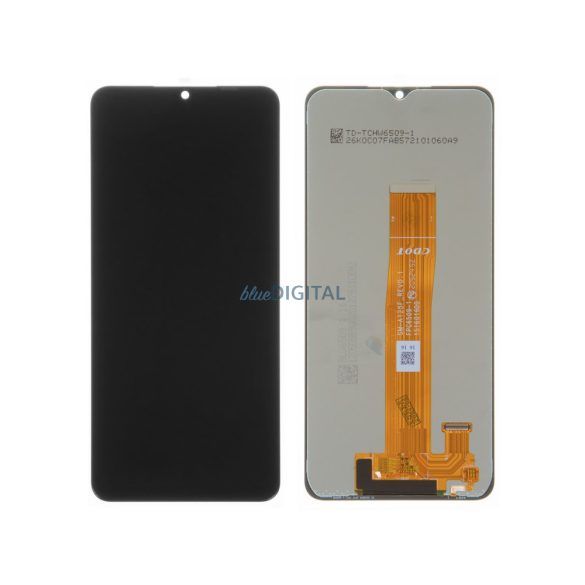 Samsung Galaxy A12 fekete LCD+érintőpanel, SM-A125F (CDOT)
