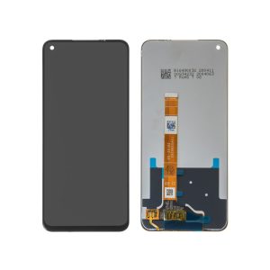 Realme 6 / 6S / 7 fekete LCD+érintőpanel