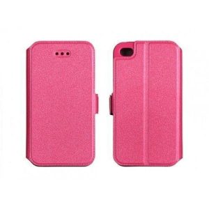 Microsoft Lumia 950XL pink rózsaszín szilikon keretes könyvtok