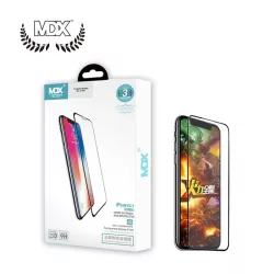  MDX Samsung G955 Galaxy S8 Plus 5D fekete előlapi üvegfólia
