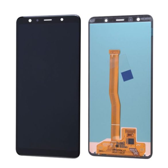 Samsung Galaxy A7 2018 LCD + érintőpanel, gyári, fekete, SM-A750