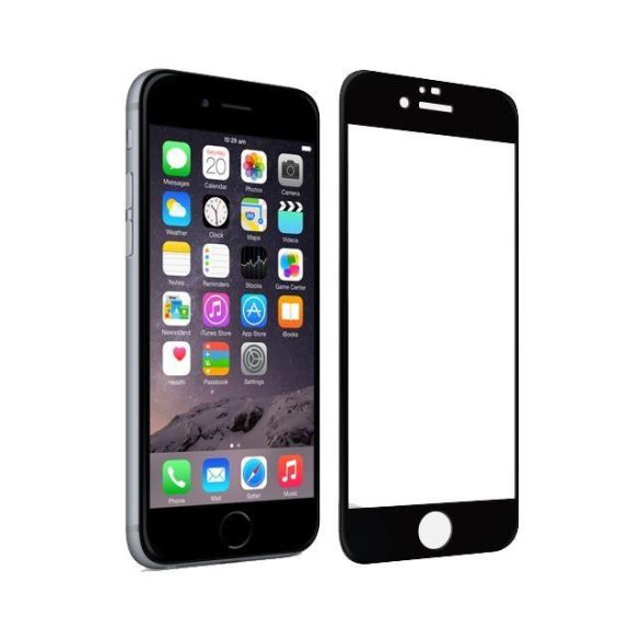 TiPX iPhone 6 6S Plus (5,5") fekete prémium 0,3mm előlapi üvegfólia