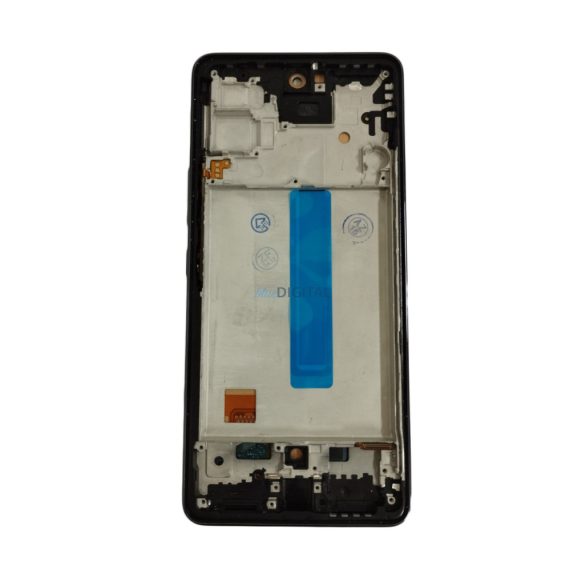 Samsung Galaxy A53 LCD + érintőpanel kerettel, TFT, fekete, SM-A536